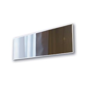  Diffuseur de soufflage Collection Reflet teinte Argentée pour plénum de 1000x200 - 400x400px